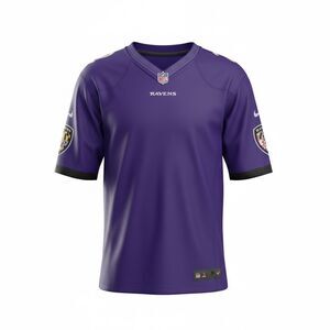 NWOT NIKE NFL Baltimore Ravens Purple On Field Football Jersey - Size Large